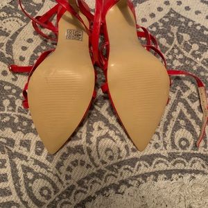 Strapy Red Heels